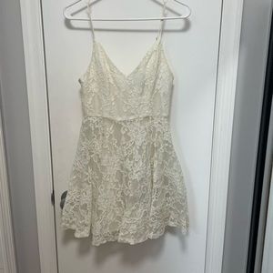 White lacey dress